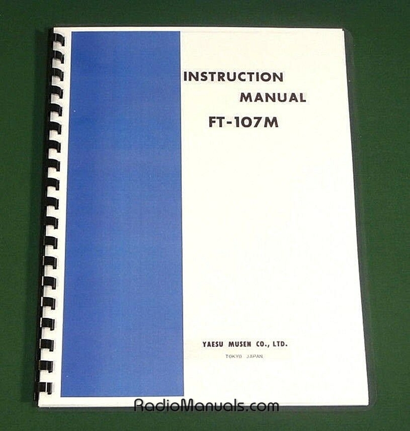 Yaesu FT-107M Instruction Manual - Click Image to Close